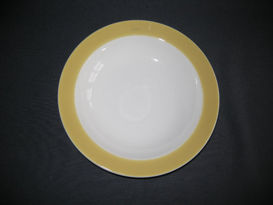 Petrus Regout / Royal Sphinx pastel okergeel 003. soepbord