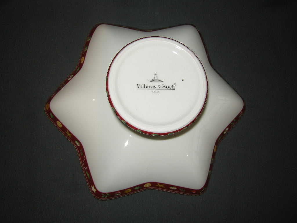 Villeroy & Boch Kerst 003. presenteerschaal op voet