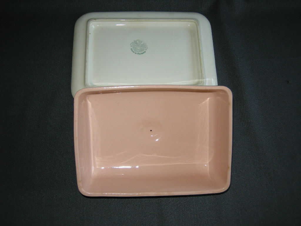 Boch / Villeroy & Boch pastel zalmrose 003. kaasstolp