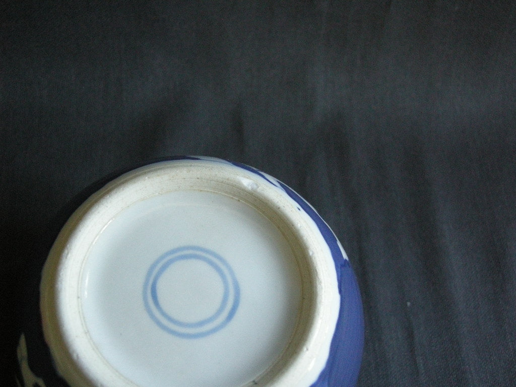 Diverse gemberpotten 004. blauw - wit