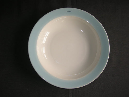 Petrus Regout / Royal Sphinx pastel blauw 005. soepbord "Royco"