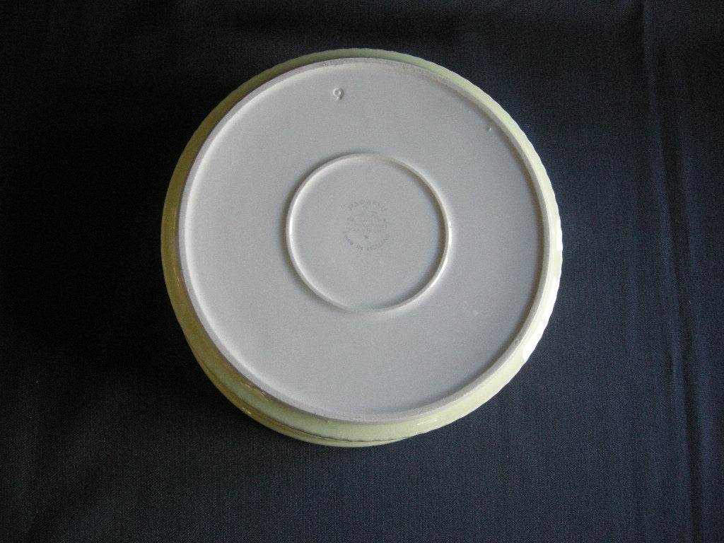 Petrus Regout parafeu geel 005. souffleschaal O20 cm.