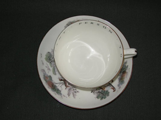 Royal Worcester VIP Shooting ontbijtkop & schotel