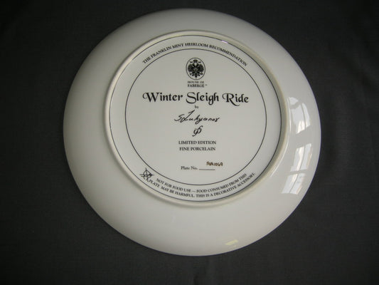 diverse Kerst 008. bord "Winter Sleigh Ride"