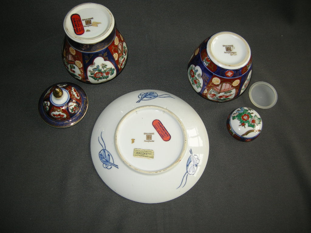 diverse Japans 010. 3-delige set Gold Imari