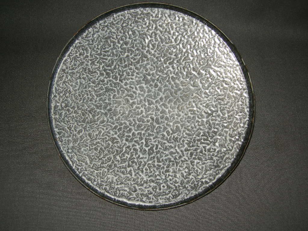 emaille grijs gewolkt 010. deksel O23,5 cm.