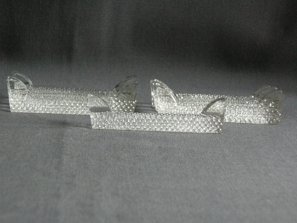glas - kristal messenleggers 011. 9 stuks