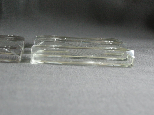 glas - kristal 012. 6 messenleggers