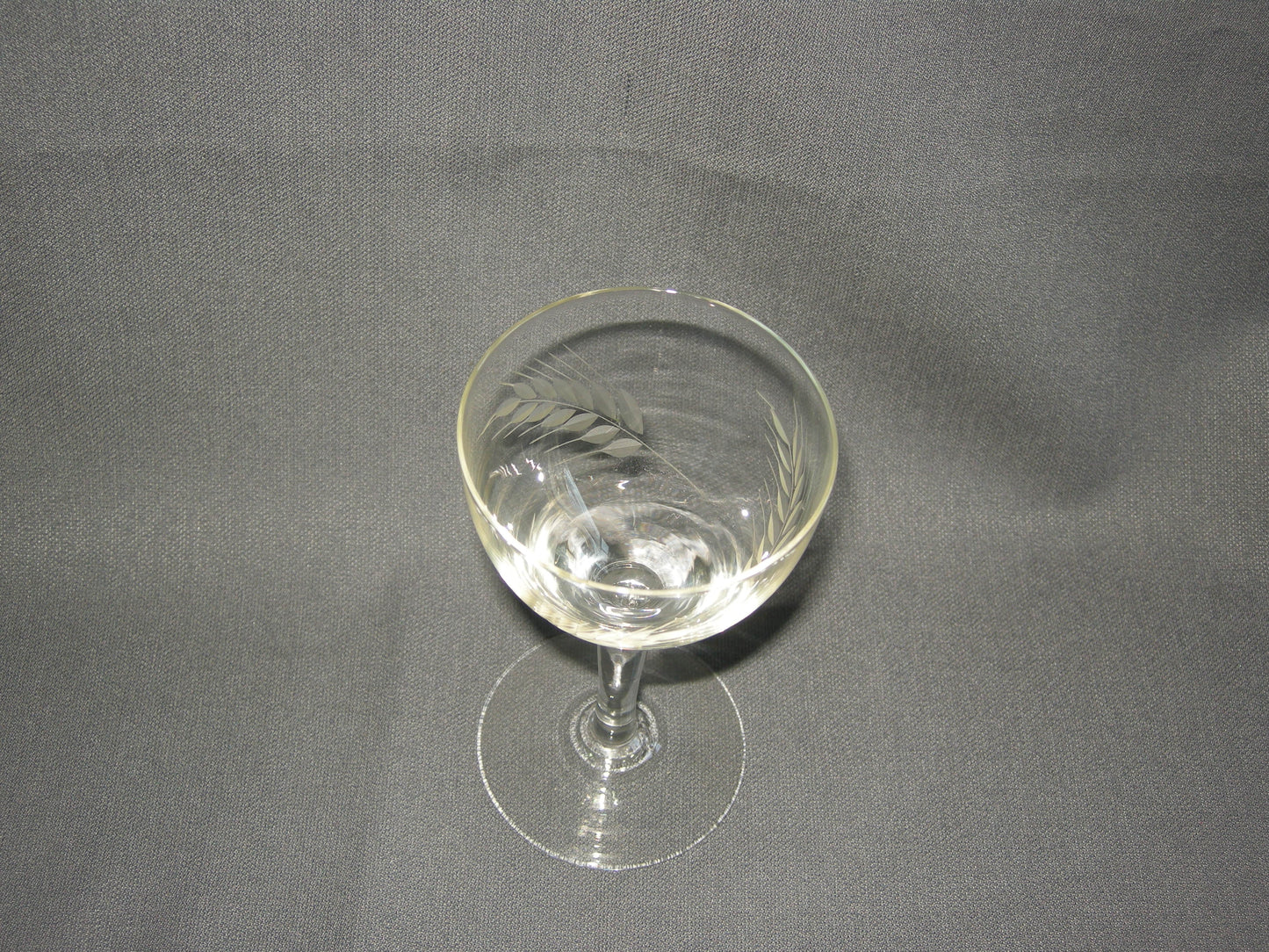 gebruikt glas / kristal glazen 012 a. 4 glaasjes O7 cm.