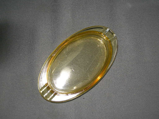 glas - kristal geel 013. asbak
