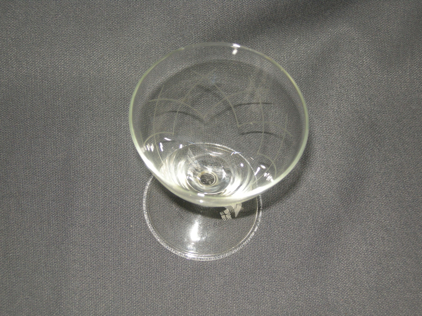 gebruikt glas / kristal glazen 014 a. 7 witte wijnglazen