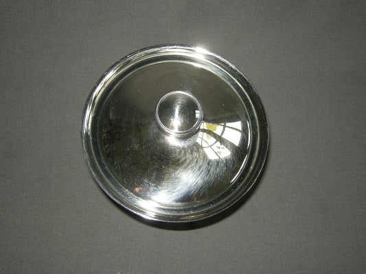 roestvrijstaal 014. Set van 4 dekschaaltjes O12 cm.