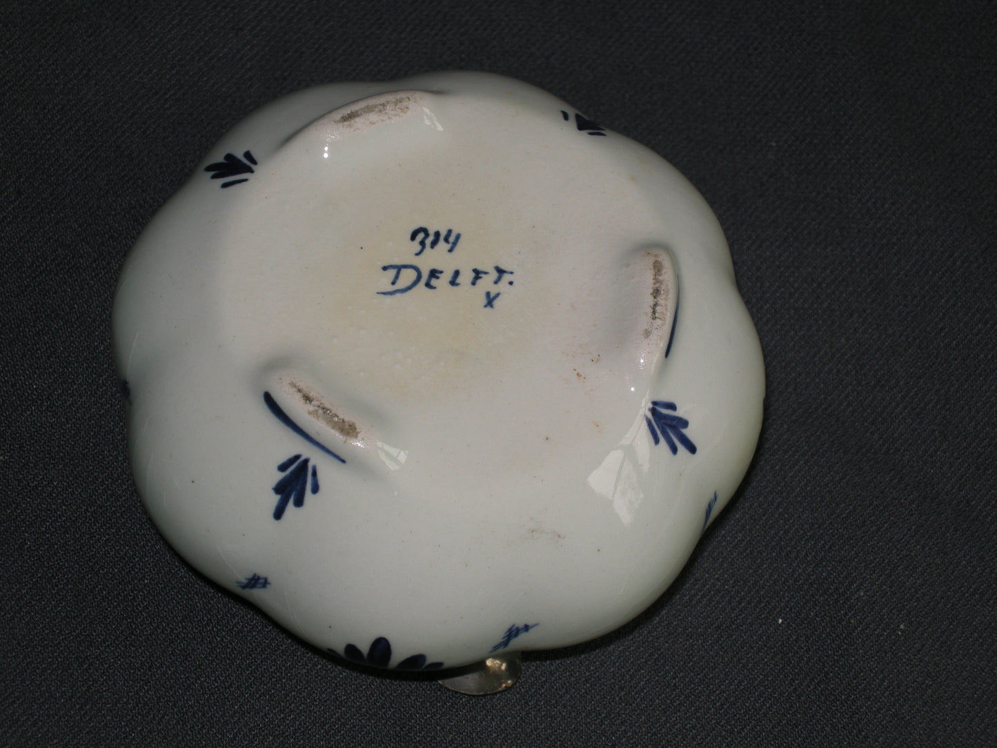 Delfts blauw diverse 018. asbakje