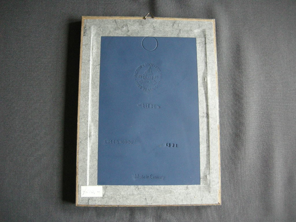 Villeroy & Boch diverse 019. schilderijtje keramiek met reliëf 1979