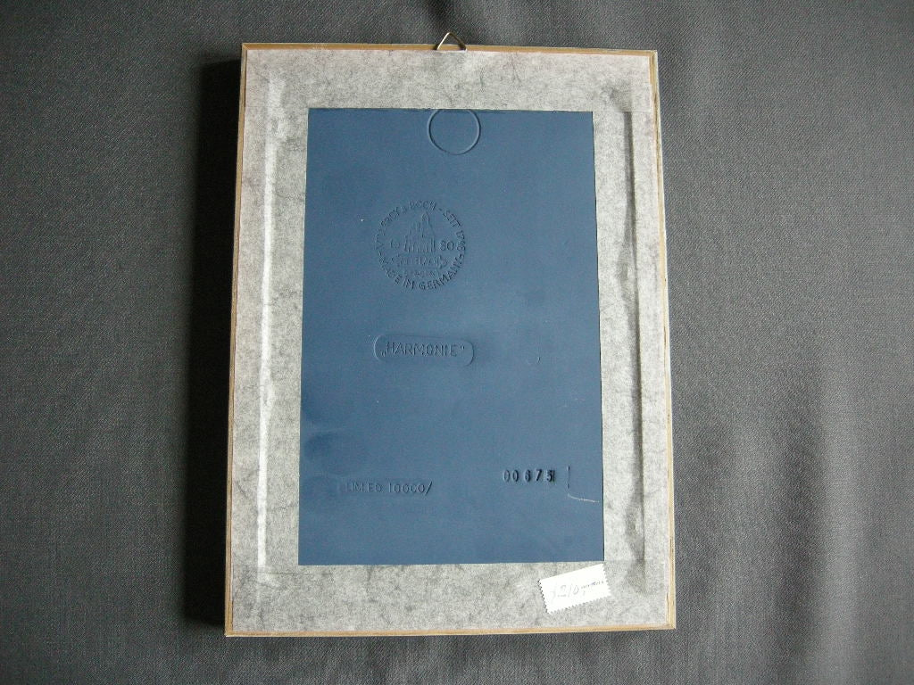 Villeroy & Boch diverse 020. schilderijtje keramiek met reliëf 1980