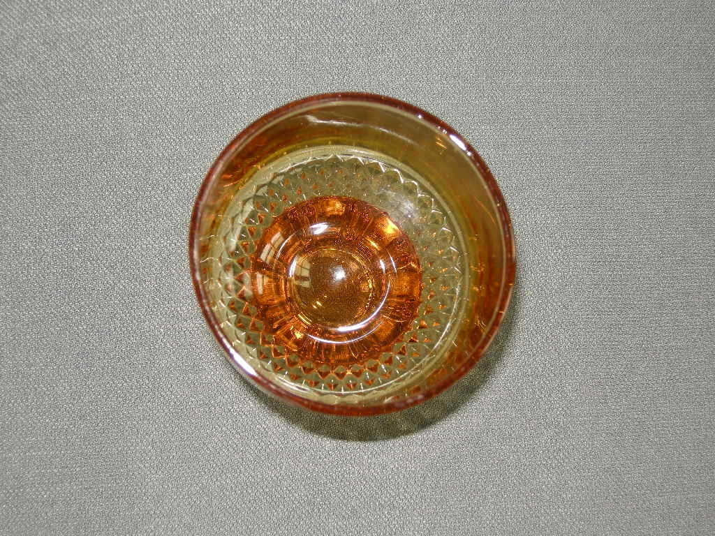 glas - kristal geel 023. theelichthoudertje