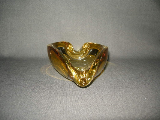 glas - kristal geel 024. asbak
