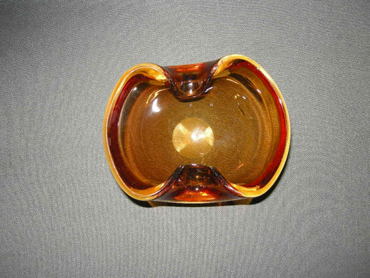 glas - kristal geel 025. asbak