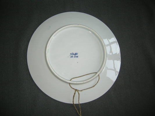 Mosa Delft decor 524, wandbord doorsnee 23 cm.