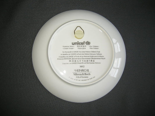 Villeroy & Boch diverse 029 2. Unicef wandbord no. 2