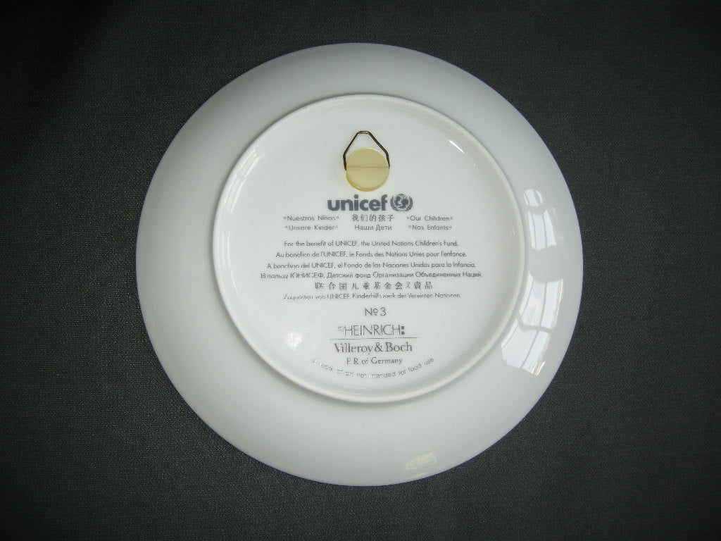 Villeroy & Boch diverse 029 3. Unicef wandbord no. 3