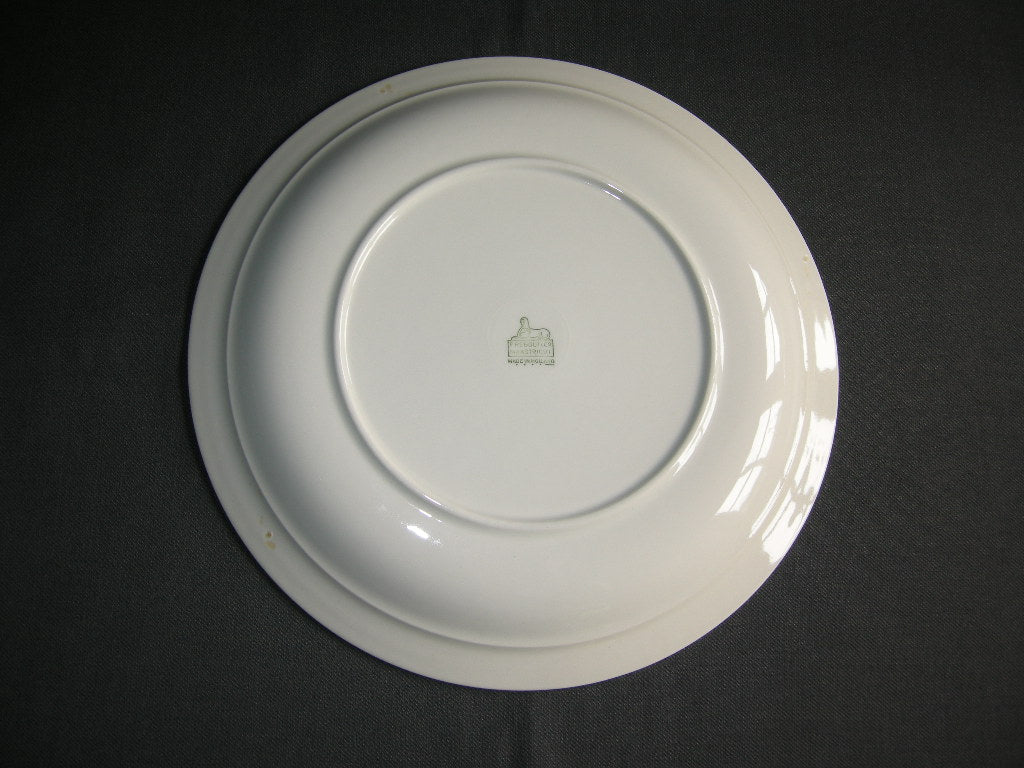 Petrus Regout / Royal Sphinx pastel geel 046c. dinerbord Désiree met meer craquelé