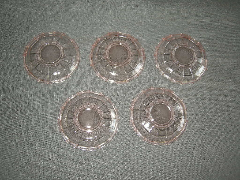 glas - kristal rose 090. petit four bordjes