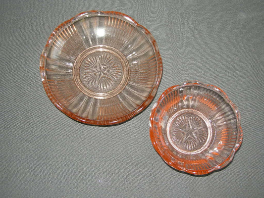 glas - kristal rose 094. schaaltjes