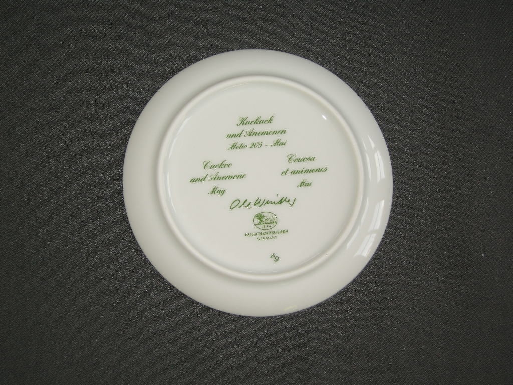 Hütschenreuther van de maand bordje O9,5 serie 1 Mai