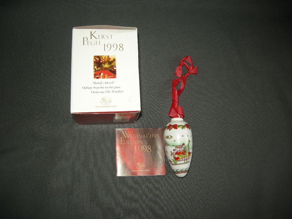 Hütschenreuther kerstpegel / Weihnachtszapfen 1998