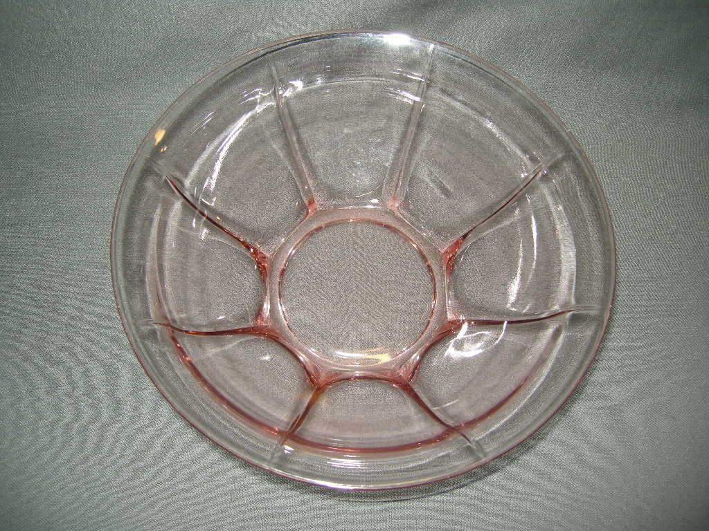 glas - kristal rose 033. schaal