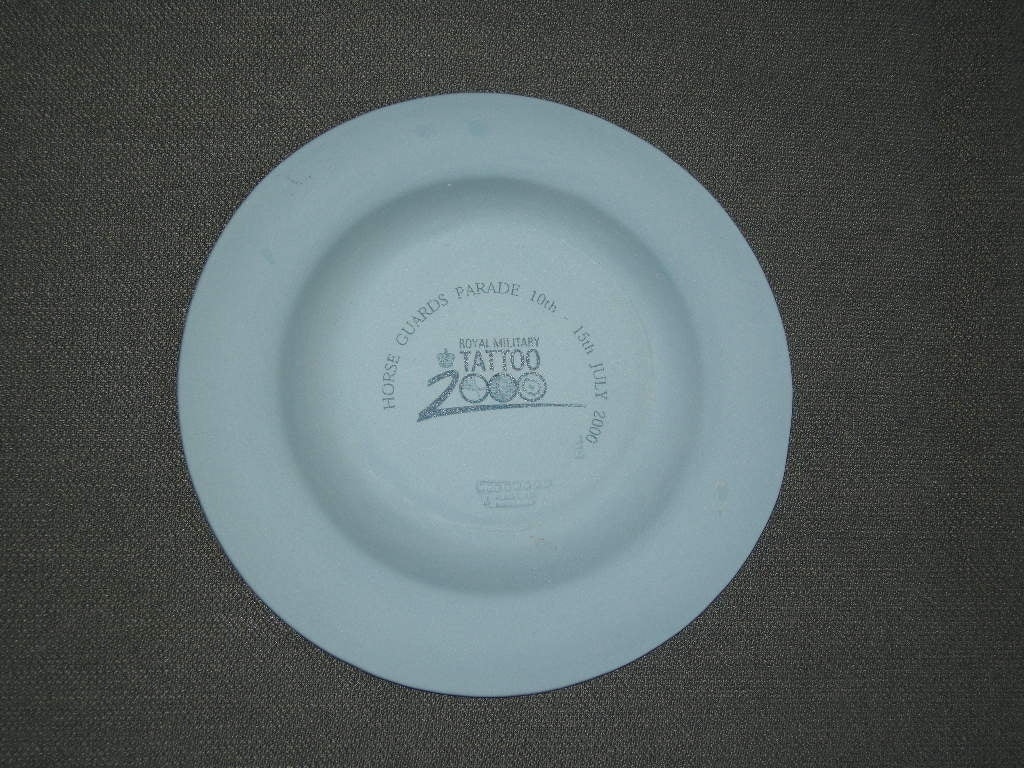 Wedgwood Jasperware blauw 041. bordje O11,3 cm. Horse guards parade