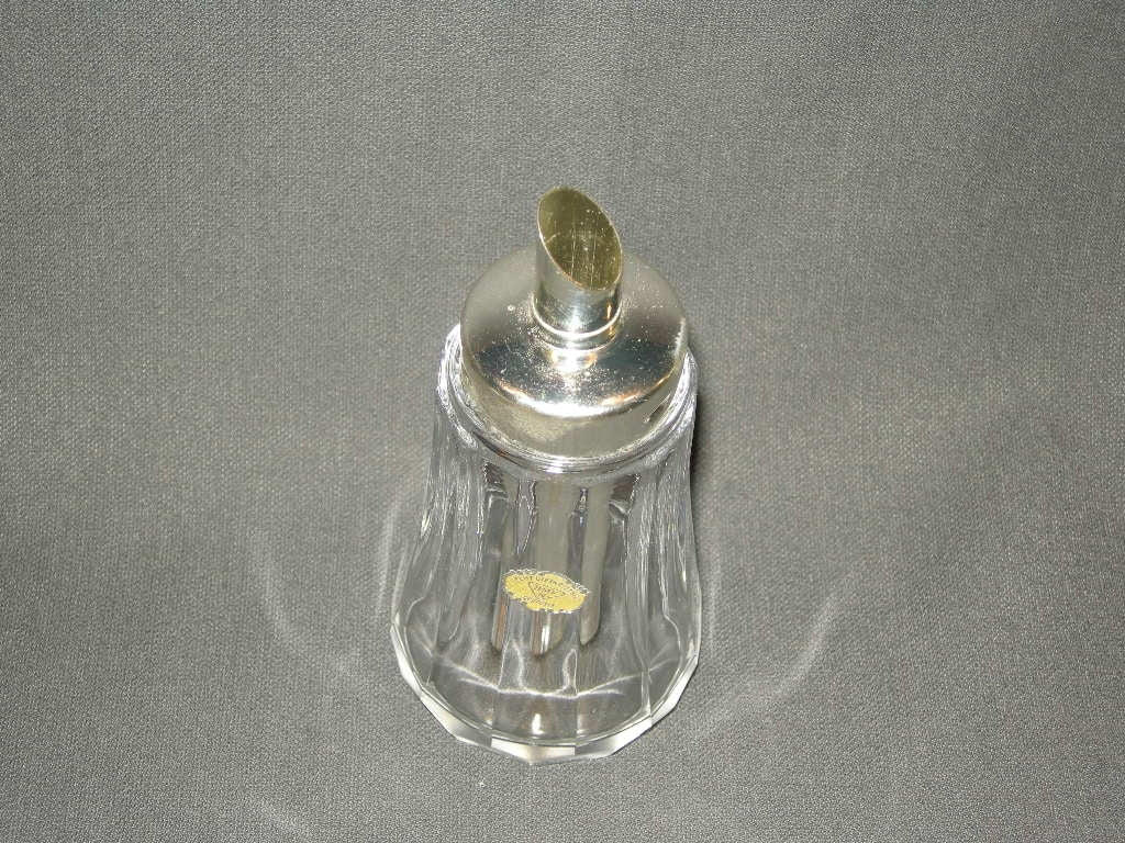 glas - kristal suiker en melk 001. suikerstrooier