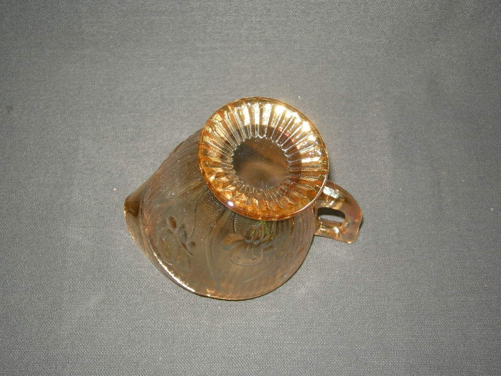 glas - kristal rose 085. rose / goud melkkannetje