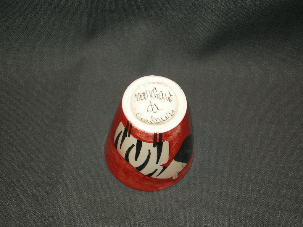 Marchand de Couleurs espressobeker rood zebra