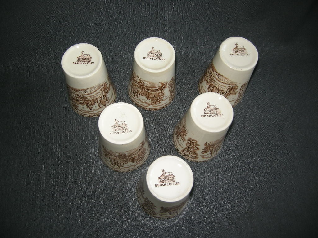 Petrus Regout British Castles beker