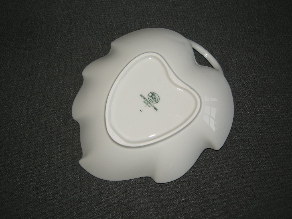 Hütschenreuther Blau Zwiebelmuster bladschaal 17,5 cm.