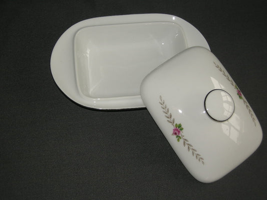 Eschenbach wit met rose roosjes botervloot