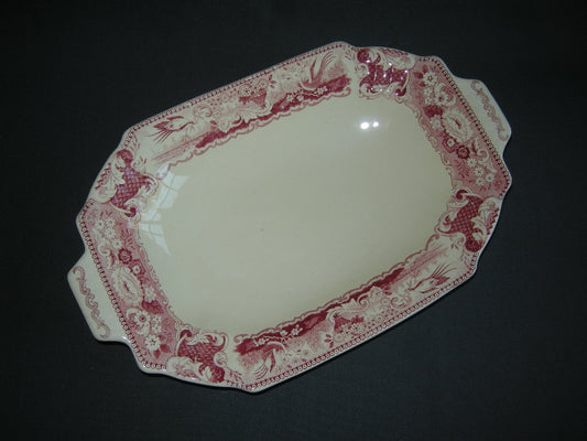 Societe Ceramique Victoria rood broodschaal