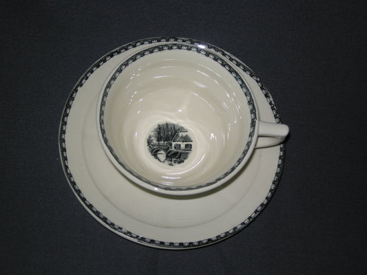 Societe Ceramique Landschap cappuccinokop & schotels