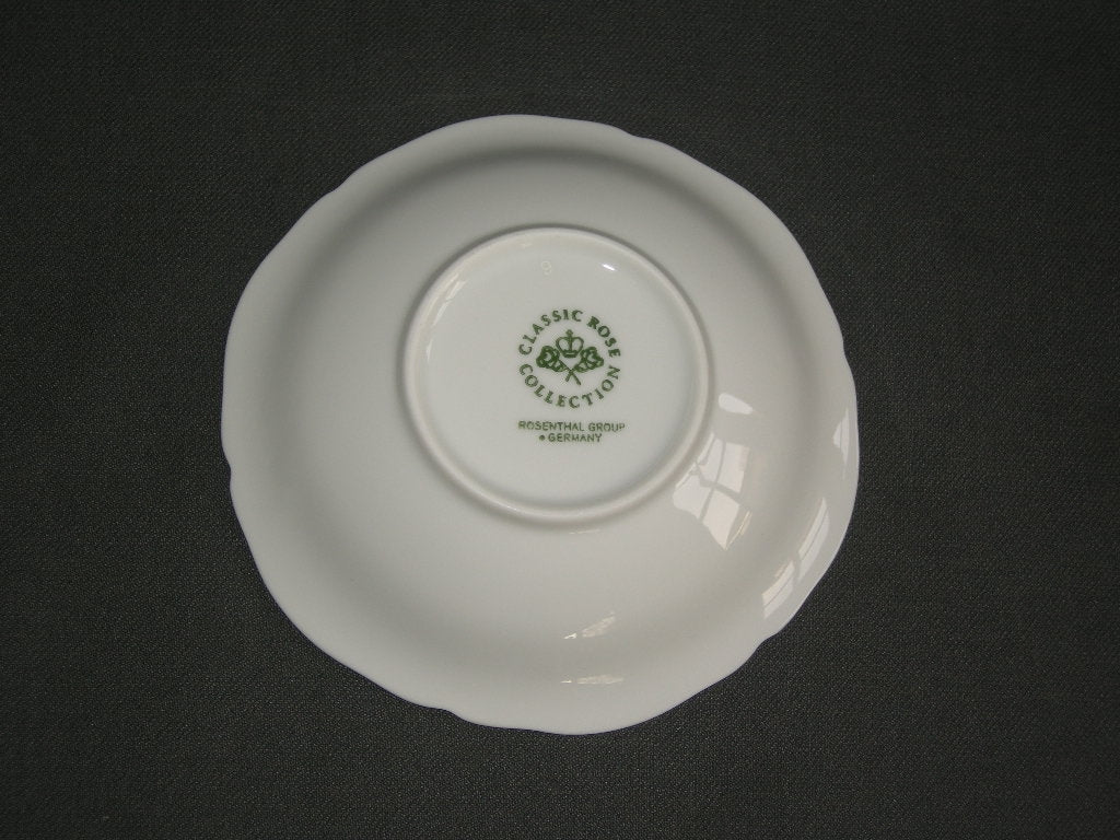 Rosenthal Sanssouci spierwit met blauw / grijze bloemetjes compoteschaaltje