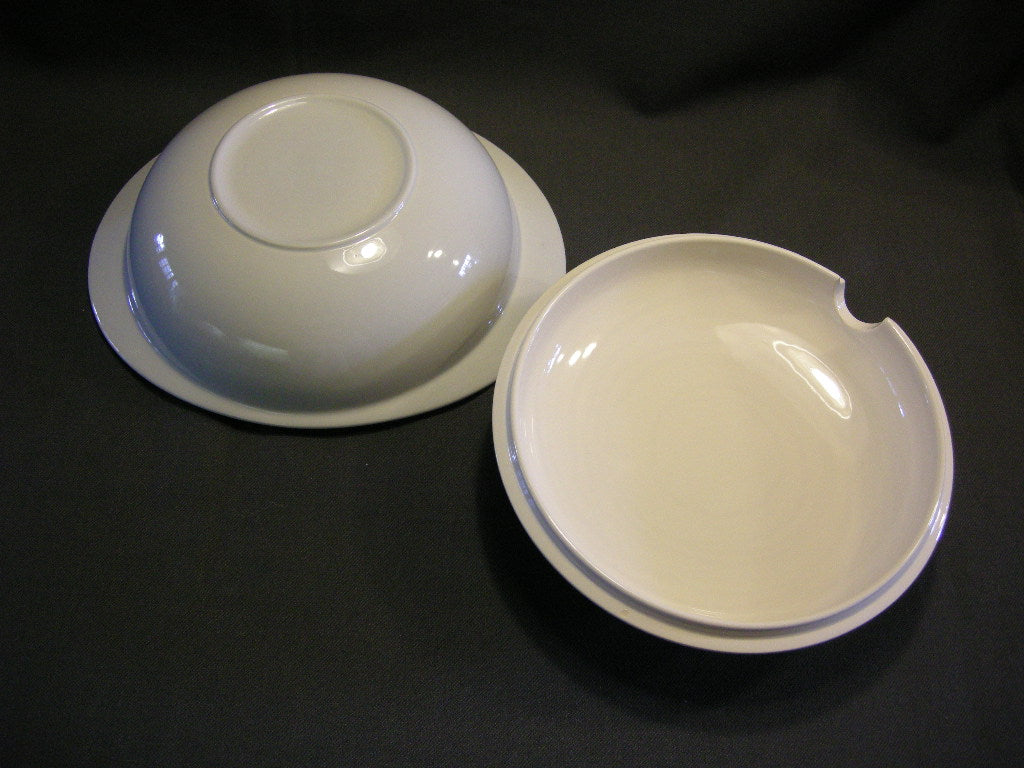 Fris Edam Symfonie parelgrijs dekschaal 23,5 x 19,5 cm.