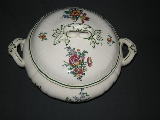 Villeroy & Boch Alt Strassburg oud stempel dekschaal met beschadiging deksel