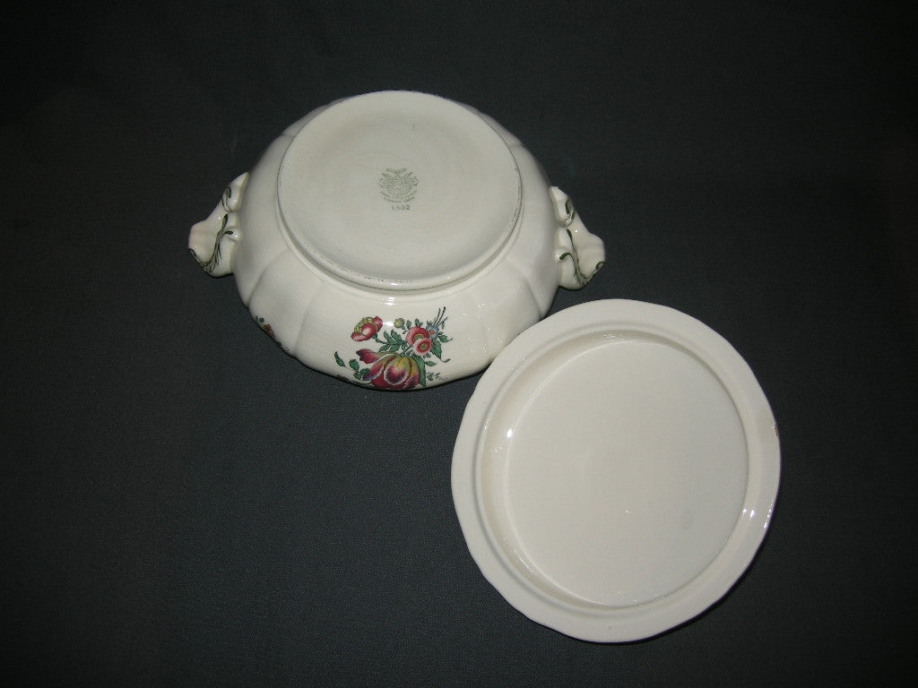 Villeroy & Boch Alt Strassburg oud stempel dekschaal met beschadiging deksel
