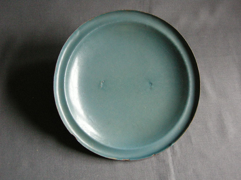 emaille petrol 002. deksel