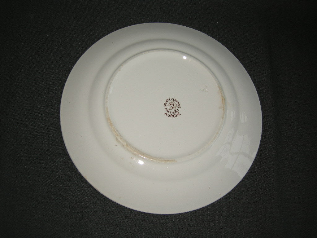 Societe Ceramique Aurore bruin dinerborden