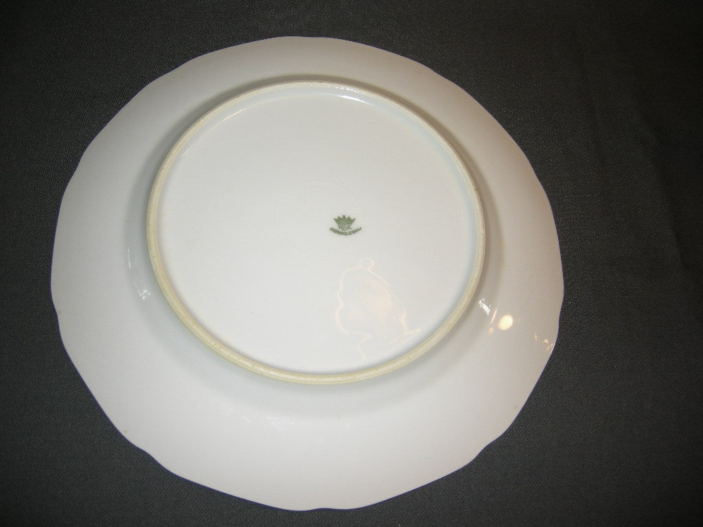 RKG wit bloemetjes goud dinerbord