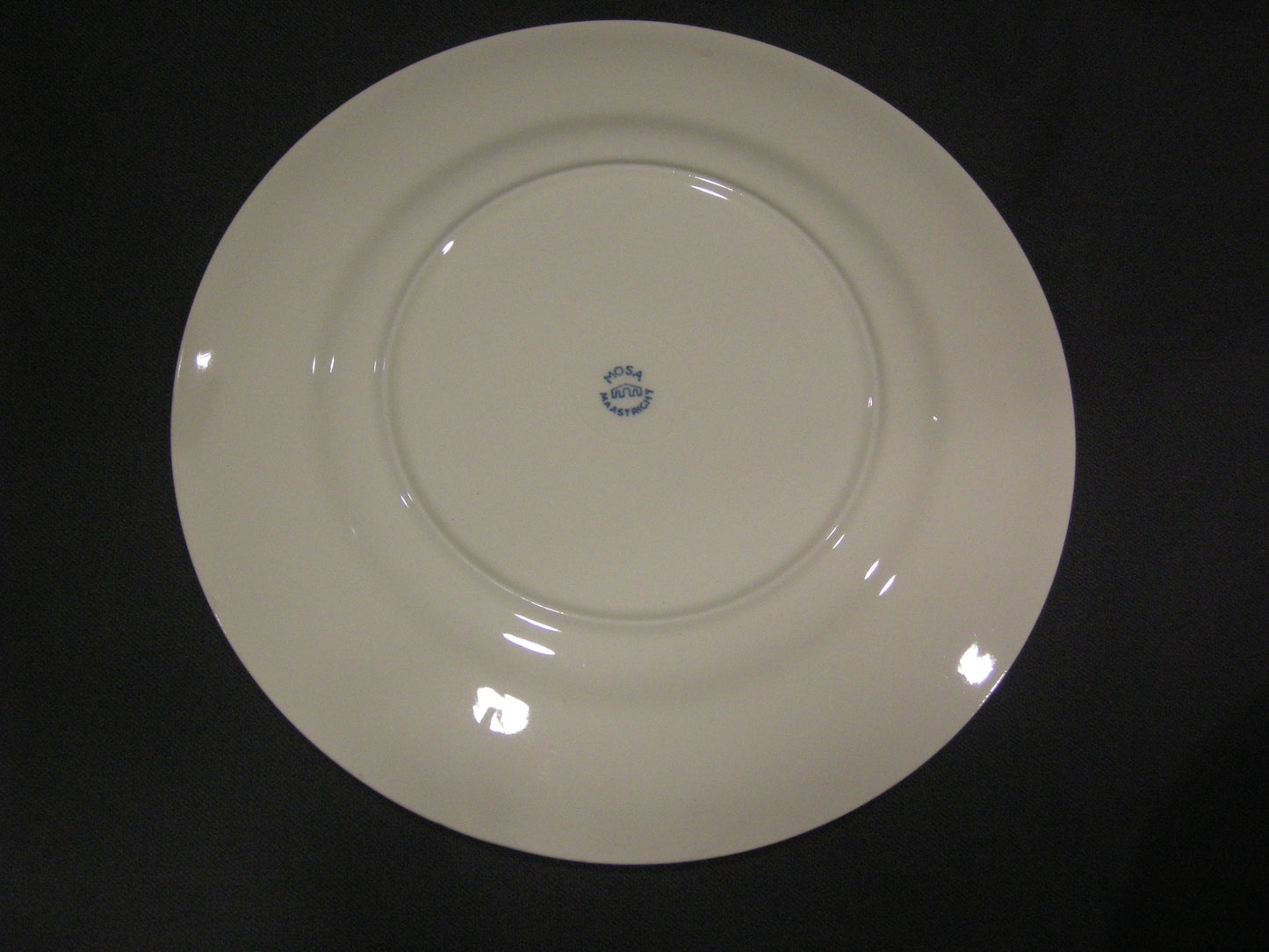 MOSA roomwit met breed goudkleurig randje dinerbord
