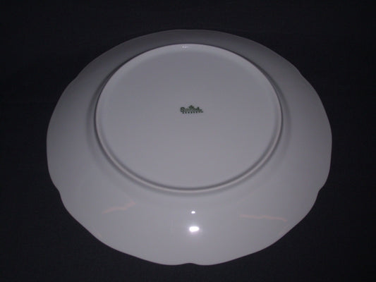 Rosenthal Sanssouci spierwit met bruin/rose roos dinerbord