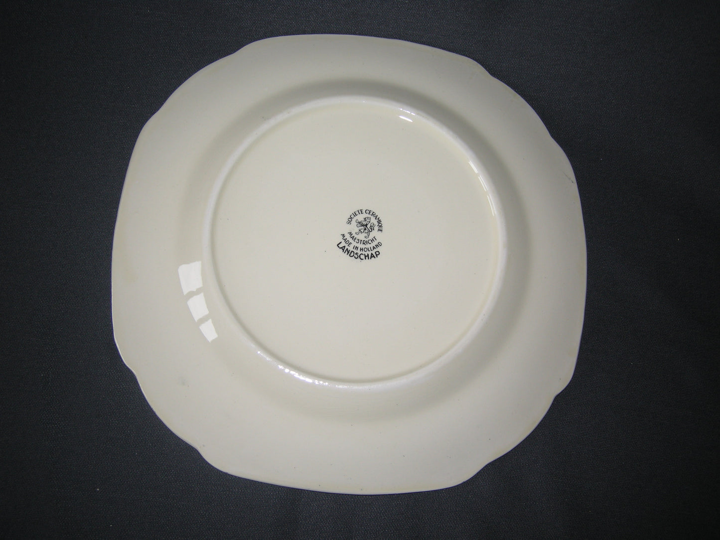 Societe Ceramique Landschap dinerbord winterlandschap